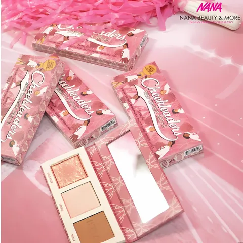 Bảng Phấn Má + Highlight Mini Bronze Squad Cheekleaders 2.5g - Trang Điểm Thiên Nhiên, Đủ Màu Sắc, Quà Tặng Kiểu Dáng Thời Thượng