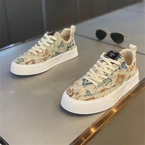 Giày Thể Thao Nam Sneaker Vải Thoáng Khí Phối Màu Thời Trang Hotrend - Dễ Phối Đồ Hàng Ngày, Phong Cách Năng Động