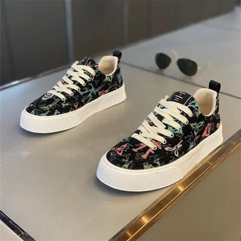 Giày Thể Thao Nam Sneaker Vải Thoáng Khí Phối Màu Thời Trang Hotrend - Dễ Phối Đồ Hàng Ngày, Phong Cách Năng Động