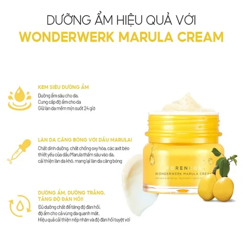 Kem Dưỡng Trắng Da Forencos 50ml - Chống Lão Hóa, Cấp Ẩm, Săn Chắc Da, Hàn Quốc Chính Hãng - Giải Pháp Chăm Sóc Da Tươi Trẻ