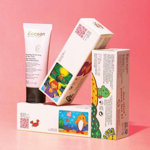 Sáp Dưỡng Ẩm COCOON Sen Hậu Giang Đa Năng 30ml - Giúp Da Mềm Mại, Khỏe Mạnh và Sáng Đẹp Từ Thiên Nhiên