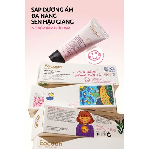 Sáp Dưỡng Ẩm COCOON Sen Hậu Giang Đa Năng 30ml - Giúp Da Mềm Mại, Khỏe Mạnh và Sáng Đẹp Từ Thiên Nhiên