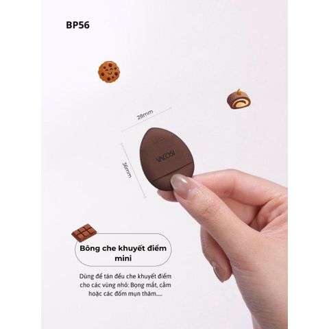 Set 4 Bông Trang Điểm Vacosi BP56 Đa Năng Hàn Quốc - Bộ Phụ Kiện Trang Điểm Hoàn Hảo Cho Lớp Nền Chuyên Nghiệp