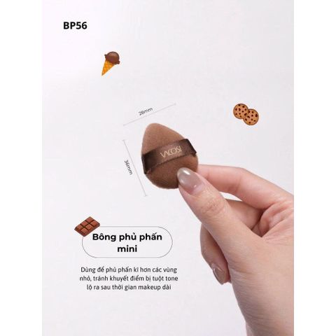 Set 4 Bông Trang Điểm Vacosi BP56 Đa Năng Hàn Quốc - Bộ Phụ Kiện Trang Điểm Hoàn Hảo Cho Lớp Nền Chuyên Nghiệp