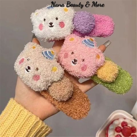 Kẹp Tóc Mỏ Vịt Hoạt Hình Gấu Bông Dễ Thương Cỡ Lớn 12cm - Phụ Kiện Tóc Nữ Sang Trọng và Đáng Yêu
