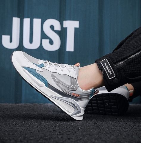Giày Thể Thao Nam Mã 0016 Da PU Phối Màu Đen Xám Thời Trang - Sneaker Đế Bằng Thoải Mái Phong Cách Năng Động