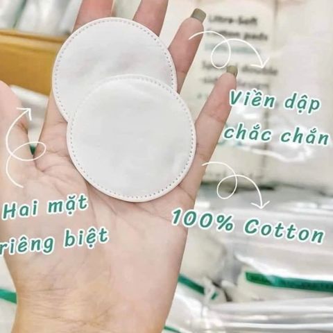 Bông Tẩy Trang LA SOIRÉE Premium Cotton 225 Miếng - Dịu Nhẹ Cho Da Nhạy Cảm, Làm Sạch Hiệu Quả - Hàng Chính Hãng Nana Shop