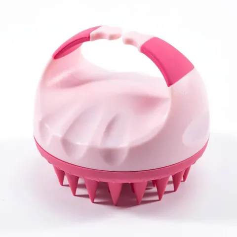 Lược Gội Đầu Silicon Massage Da Đầu Ngừa Rụng Tóc Màu Hồng - Thiết Kế Thư Giãn Cho Tóc Khỏe Mạnh Từ Nana Shop