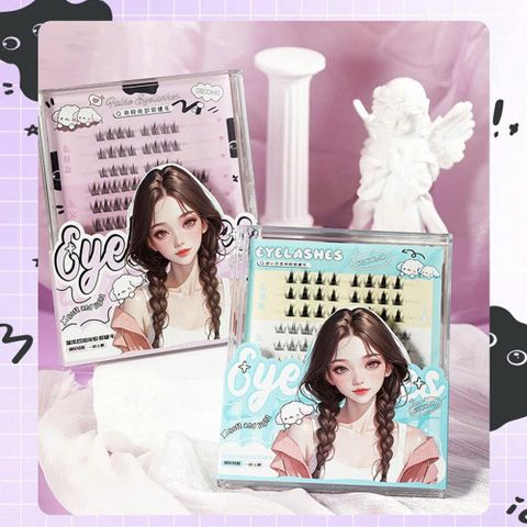 Bộ Lông Mi Giả GECOMO Tự Dính 4 Kiểu - Không Cần Keo, Tiện Lợi, Dễ Gắn, Tiết Kiệm Thời Gian Trang Điểm