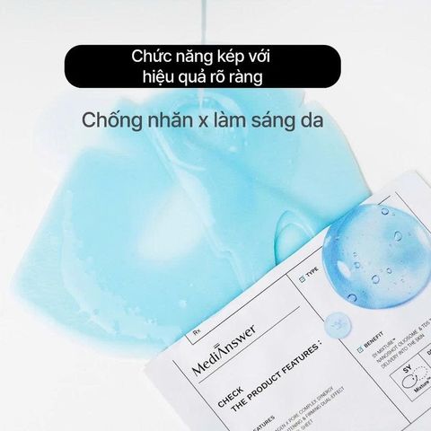 Mặt Nạ Collagen Nanoshot MediAnswer 37g - Dưỡng Ẩm, Se Khít Lỗ Chân Lông, Chống Lão Hóa, Thương Hiệu Hàn Quốc