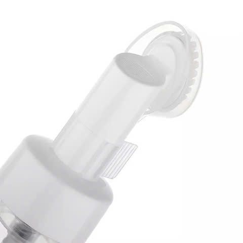 Chai Đựng Mỹ Phẩm PET 150ml - Bàn Chải Massage Tạo Bọt Chất Liệu An Toàn - Tiện Ích Làm Sạch Da Mặt Tại Nhà