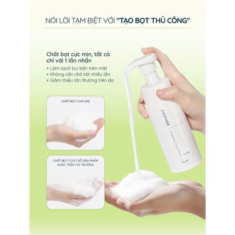 Chai Đựng Mỹ Phẩm PET 150ml - Bàn Chải Massage Tạo Bọt Chất Liệu An Toàn - Tiện Ích Làm Sạch Da Mặt Tại Nhà