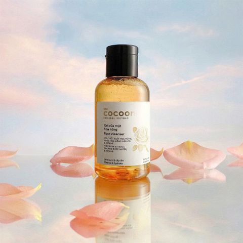 Gel Rửa Mặt Cocoon Chiết Xuất Hoa Hồng & Nghệ - Sáng Mịn, Ẩm Mượt, Gel 140ml & 310ml Chăm Sóc Da Mặt