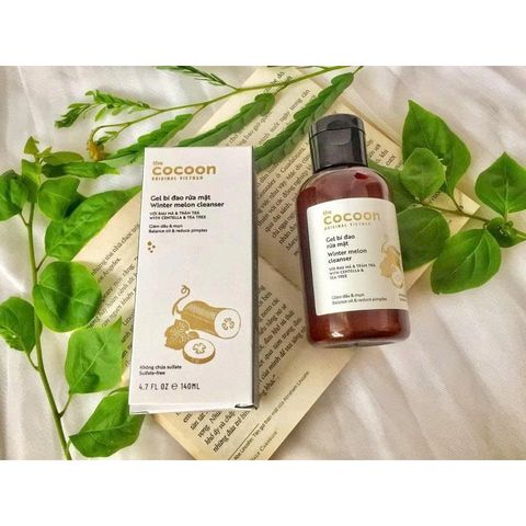 Gel Rửa Mặt Cocoon Chiết Xuất Hoa Hồng & Nghệ - Sáng Mịn, Ẩm Mượt, Gel 140ml & 310ml Chăm Sóc Da Mặt