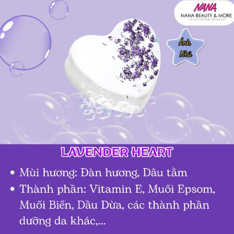 Viên Tạo Bọt Tắm BubbleBomb 110g - Mùi Hương Thiền Lavender, Hoa Hồng, và Vani - An Toàn Cho Trẻ Nhỏ, Thư Giãn Tuyệt Vời
