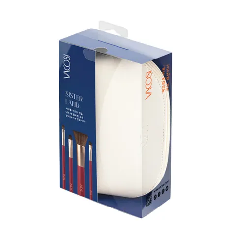 Bộ cọ du lịch 8 cây & ví trang điểm VACOSI Sister Land Brush Set - Nana Shop