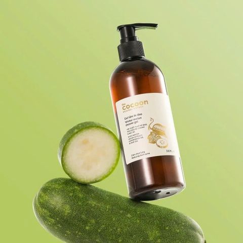 Gel Tắm Cocoon Bí Đao 310ml - Giảm Mụn Lưng, Làm Sạch Da Mềm Mịn, Hương Tinh Dầu Thư Giãn, Việt Nam Chính Hãng