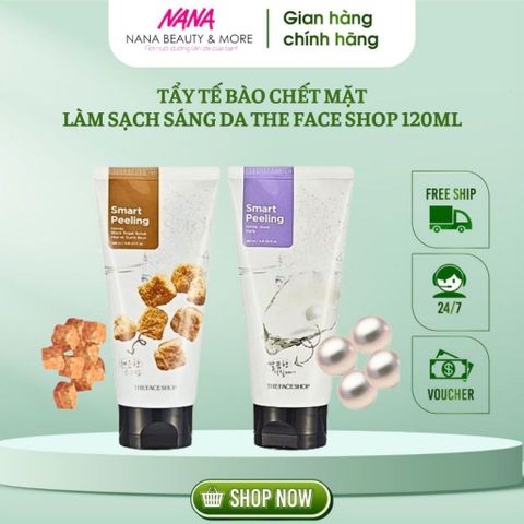 Tẩy Tế Bào Da Chết THE FACE SHOP TFS White Jewel Peeling 120ml Hàn Quốc - Nana Shop