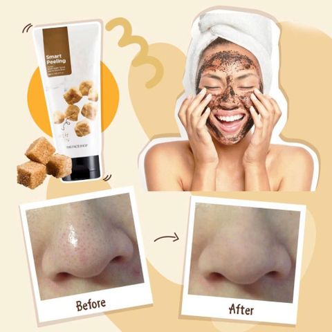 Tẩy Tế Bào Da Chết THE FACE SHOP TFS White Jewel Peeling 120ml Hàn Quốc - Nana Shop