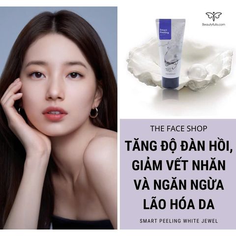 Tẩy Tế Bào Da Chết THE FACE SHOP TFS White Jewel Peeling 120ml Hàn Quốc - Nana Shop