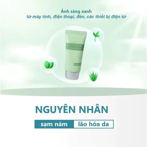 Kem Chống Nắng SENNIO Hàn Quốc 50ml - Chống Ánh Sáng Xanh, Nâng Tone Da, Kiềm Dầu, An Toàn Cho Da Nhạy Cảm - Chính Hãng Nana Shop