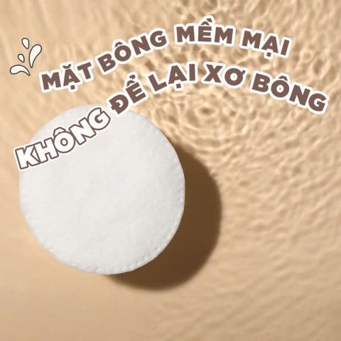 Bông Tẩy Trang Horus Soft Cotton Pads 120 Miếng - Chất Liệu Tự Nhiên, An Toàn Cho Da Nhạy Cảm - Giúp Làm Sạch Trang Điểm Hiệu Quả