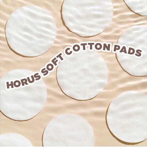 Bông Tẩy Trang Horus Soft Cotton Pads 120 Miếng - Chất Liệu Tự Nhiên, An Toàn Cho Da Nhạy Cảm - Giúp Làm Sạch Trang Điểm Hiệu Quả