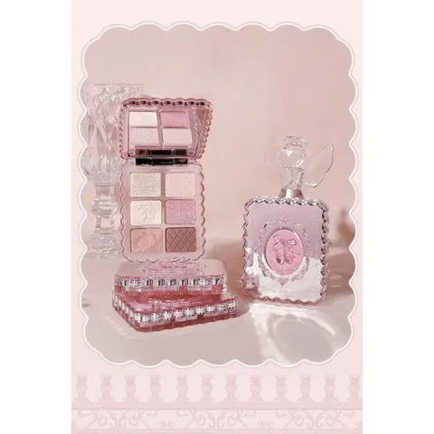 Bảng Phấn Mắt Gogo Tales 6 Ô Vỏ Hồng Ballet Coquette Sweet Pink 7.8g - Phấn Mắt Nữ Tính, Trang Điểm Nhẹ Nhàng Hàn Quốc