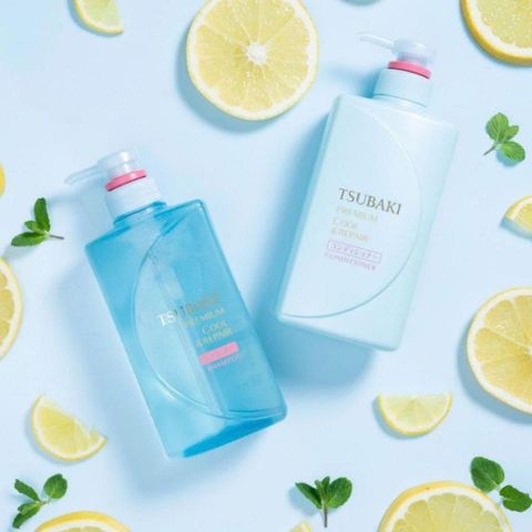 Bộ gội xả sạch dầu mát lạnh TSUBAKI Premium Cool Set 490ml x 2 [Date:12/2025] - Nana Shop