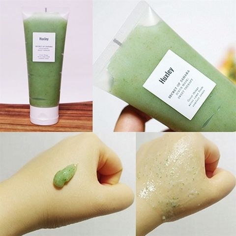 Mặt Nạ Tẩy Tế Bào Chết HUXLEY Scrub Mask Sweet Therapy 30g - Dưỡng Ẩm & Ngăn Ngừa Lão Hóa Da Chiết Xuất Xương Rồng