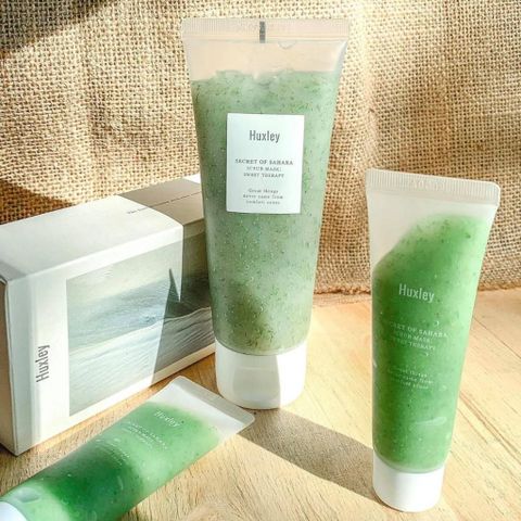 Mặt Nạ Tẩy Tế Bào Chết HUXLEY Scrub Mask Sweet Therapy 30g - Dưỡng Ẩm & Ngăn Ngừa Lão Hóa Da Chiết Xuất Xương Rồng