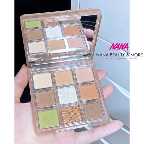 Bảng Phấn Mắt Hold Live Powdery Ripple Eyeshadow Palette 9 Ô - Màu Sắc Đa Dạng, Dễ Tán, Thích Hợp Trang Điểm Hằng Ngày và Dự Tiệc