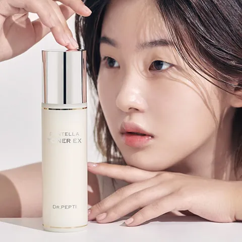Nước Hoa Hồng Dr.Pepti Centella Toner EX 180ml - Dưỡng Da Căng Bóng, Chống Lão Hóa, Phù Hợp Mọi Loại Da, Xuất Xứ Hàn Quốc