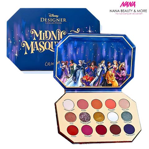 Bảng Phấn Mắt Colourpop Midnight Masquerade Disney - Bộ Sưu Tập Thiết Kế Độc Đáo - 15 Gam Màu Siêu Đẹp Cho Trang Điểm Sáng Tạo