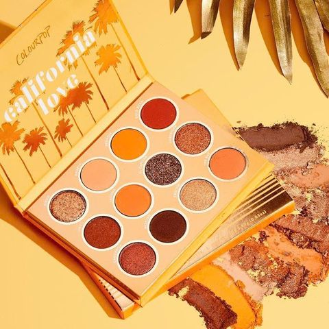 Bảng Mắt ColourPop California Love Eye Palette 12 Ô - Phấn Mắt Tone Cam Cháy Thời Thượng Cho Trang Điểm Đẹp Mỗi Ngày