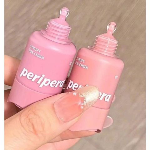 Má hồng kem PERIPERA Syrupy Tok Cheek 9g - Hiệu ứng căng bóng, sắc màu tự nhiên, trang điểm Hàn Quốc tại Nana Shop