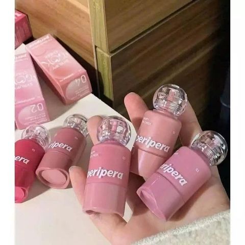 Má hồng kem PERIPERA Syrupy Tok Cheek 9g - Hiệu ứng căng bóng, sắc màu tự nhiên, trang điểm Hàn Quốc tại Nana Shop