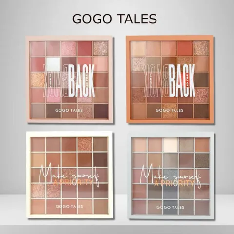 Bảng Phấn Mắt 25 Ô Gogo Tales - Eyeshadow 29.5g Màu Trung Tính, Phù Hợp Trang Điểm Hàng Ngày, Dễ Sử Dụng Cho Người Mới Bắt Đầu