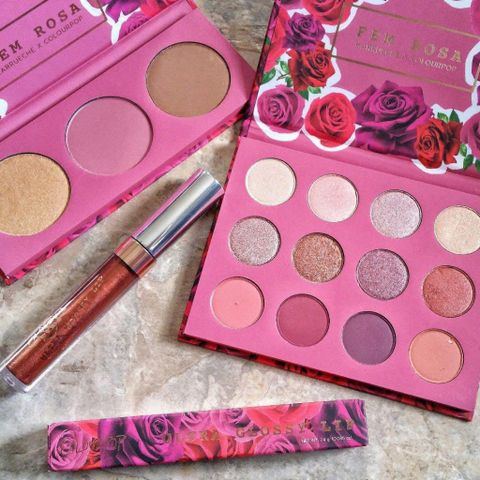Bảng Mắt ColourPop Fem Rosa She Eye Palette 12 Ô - Phấn Mắt Đa Dạng Màu Sắc Từ Tím Đến Hồng, Phong Cách Trang Điểm Thoải Mái