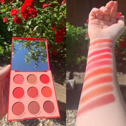 Bảng Mắt ColourPop Main Squeeze 9 Ô - Phấn Mắt Màu Hồng Cam Dưa Hấu Đáng Yêu, Trang Điểm Tươi Sáng, Dễ Dùng, Kỷ Niệm 5 Năm