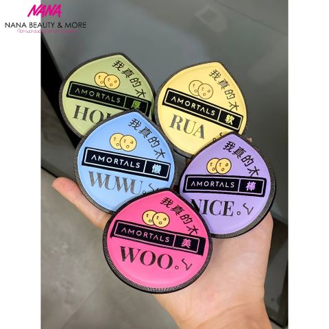 Set 5 Bông Mút Tán Nền AMORTALS Size XL Siêu Mềm - Dễ Dàng Tán Kem Nền, Phù Hợp Cho Da Nhạy Cảm - Trải Nghiệm Trang Điểm Hoàn Hảo