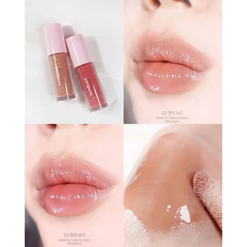 Son Bóng Thuần Chay PERIPERA Ink Glasting Lip Gloss 4.5ml - Chăm Sóc Môi Từ Hàn Quốc, Độ Bóng Cao, Màu Sắc Tự Nhiên