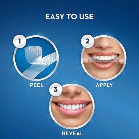 Miếng Dán Trắng Răng CREST 3D White Professional Effects - Giải Pháp Tẩy Trắng Răng Tại Nhà, Hiệu Quả và Dễ Dàng Sử Dụng