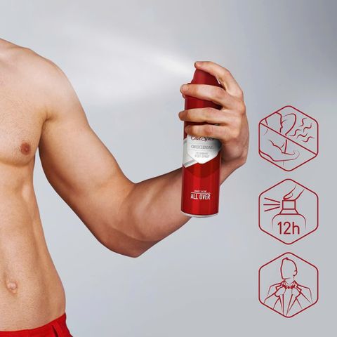 Xịt Khử Mùi Cơ Thể Old Spice 150ml - Hương Thơm Bền Bỉ, Công Nghệ Ngăn Mùi Hiệu Quả, Dành Cho Nam Giới Tự Tin, Thơm Mát Suốt Ngày