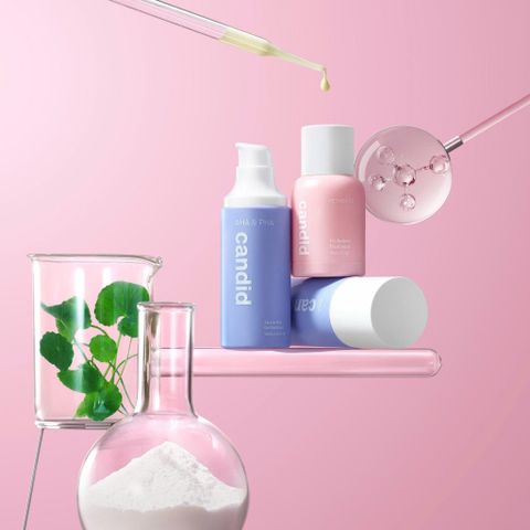 Bộ Tinh Chất & Kem Dưỡng CANDID Retinol 0.5% và B5 Cica 30ml - Gel Tẩy Tế Bào Chết BHA 100ml - Giải Pháp Chăm Sóc Da Chuyên Sâu