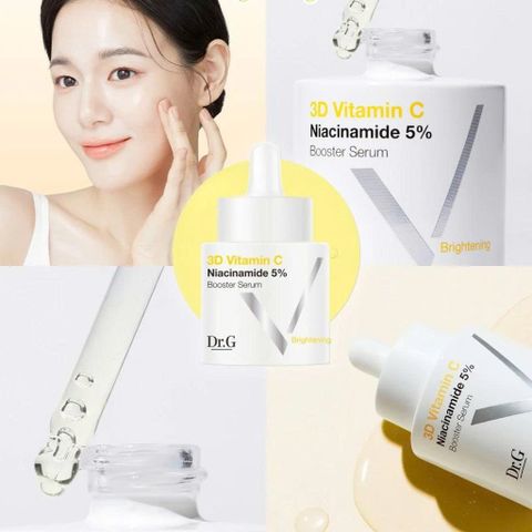 Serum Dr.G Tăng Cường Vitamin C Niacinamide 5% và Retinol 30ml - Chăm sóc da sáng khỏe và giảm nếp nhăn