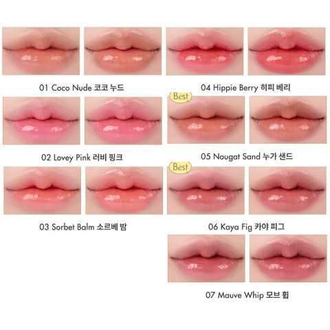 Son Dưỡng Thỏi Có Màu ROM&ND Glasting Melting Balm Hàn Quốc 3.5g - Dưỡng ẩm, Màu sắc tươi sáng, Chính hãng tại Nana Shop