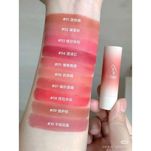 Son Thỏi Lì 3CE Cashmere Hug Lipstick 2024 - Chất Son Mịn Như Nhung, Bảng Màu Đa Dạng, Chính Hãng từ Nana Shop