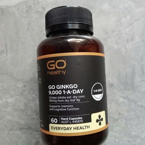 Bổ não Go Healthy Go Ginkgo 9,000 1-A-Day 60 viên