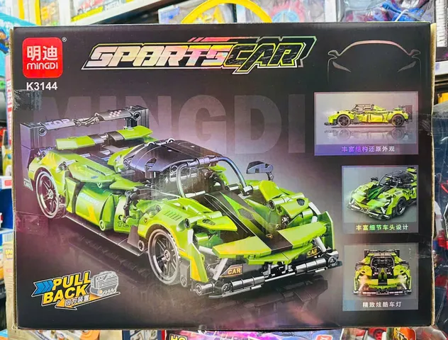 Đồ Chơi Lắp Ráp Mô Hình Xe Ô Tô Đua Thể Thao Mingdi K3143 & K3144 - Đồ Chơi Lego Phát Triển Tư Duy Sáng Tạo Cho Trẻ Em